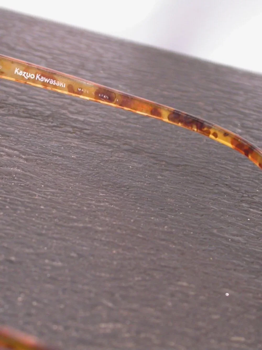 Kazuo Kawasaki Frames Blonde Tortoise Eyeglasses Made in Japan